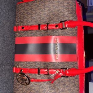 New without tags Michael kors red logo bag